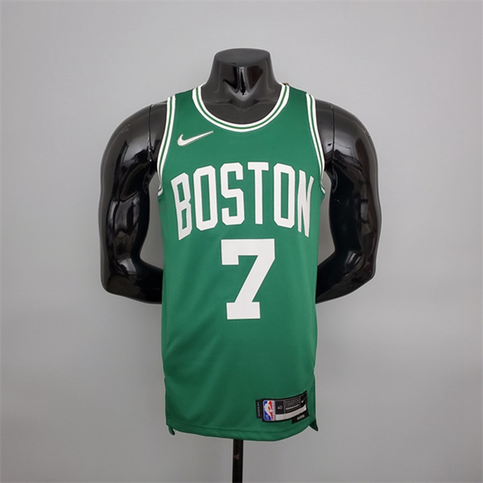Maglia Boston Celtics (Brown #7) Verde 75th Anniversary