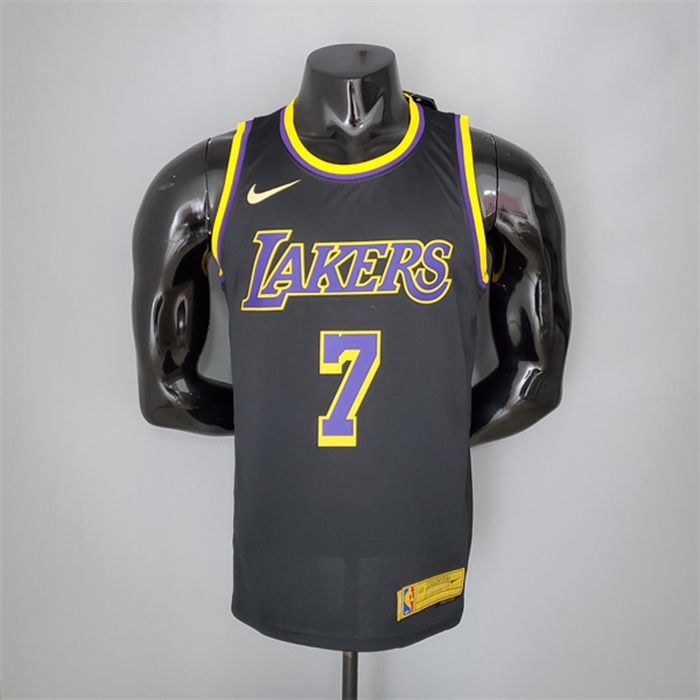 Maglia Los Angeles Lakers (Anthony #7) 2021 Nero Bonus Edition