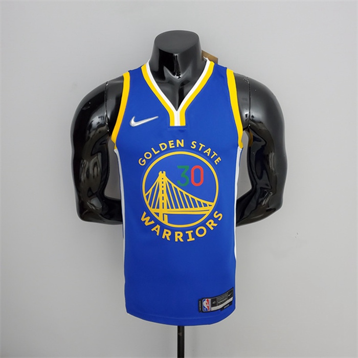 Maglia Golden State Warriors (Curry #30) Blu 75th Anniversary Messico Exclusive