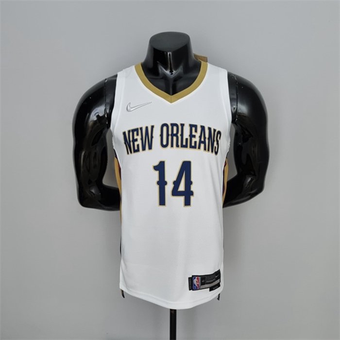 Maglia New Orleans Pelicans (Ingram #14) Bianco 75th Anniversary