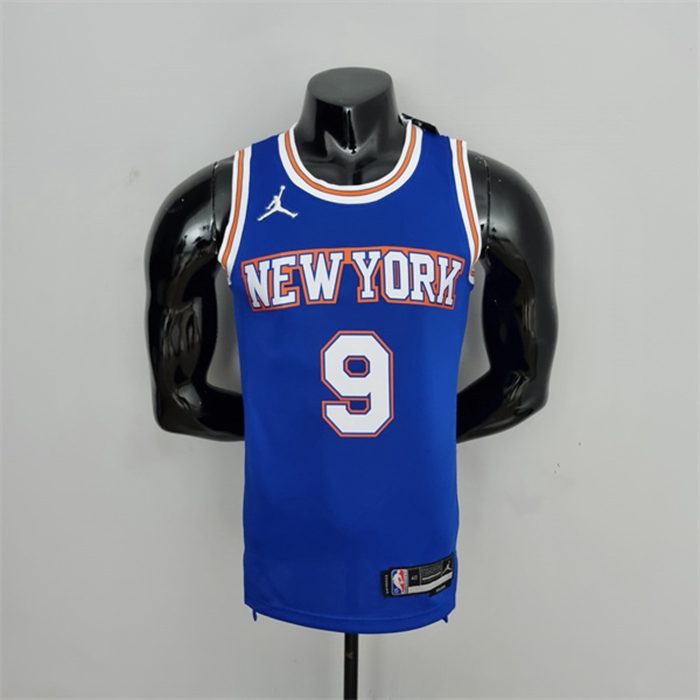 Maglia New York Knicks (Barrett #9) Blu 75th Anniversary Jordan Limited