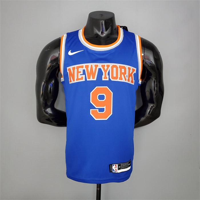 Maglia New York Knicks (Barrett #9) 2021 Blu