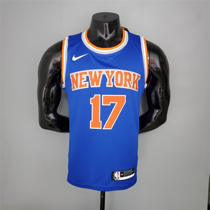 Maglia New York Knicks (Lin #17) 2021 Blu