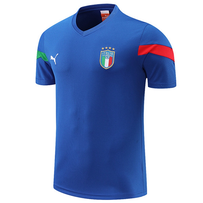 T Shirt Allenamento Italia Blu 2022/2023