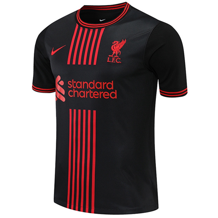 T Shirt Allenamento FC Liverpool Nero/Rosso 2022/2023