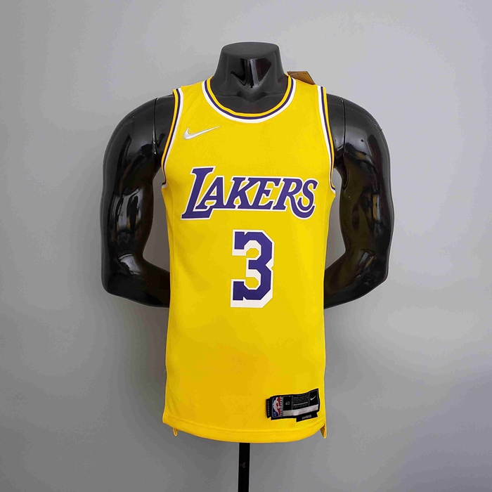 Maglia Los Angeles Lakers (DAVIS #3) Giallo