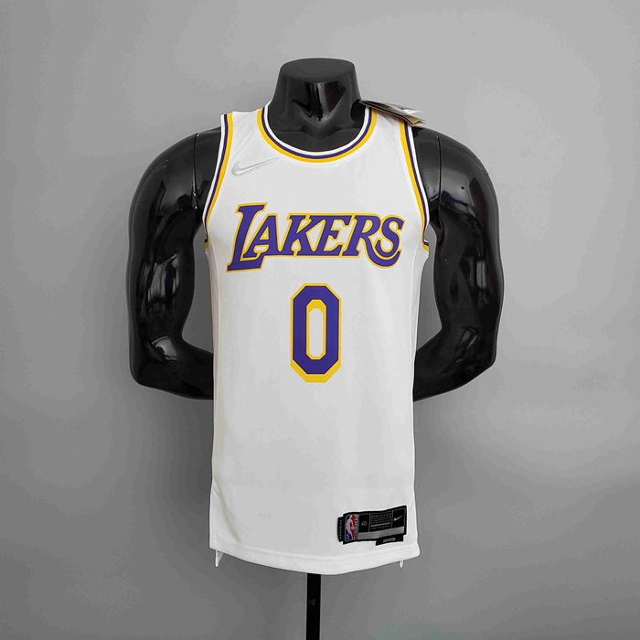 Maglia Los Angeles Lakers (YOUNG #0) Bianco