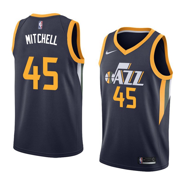 Maglia Utah Jazz (MITCHELL #45) Nero