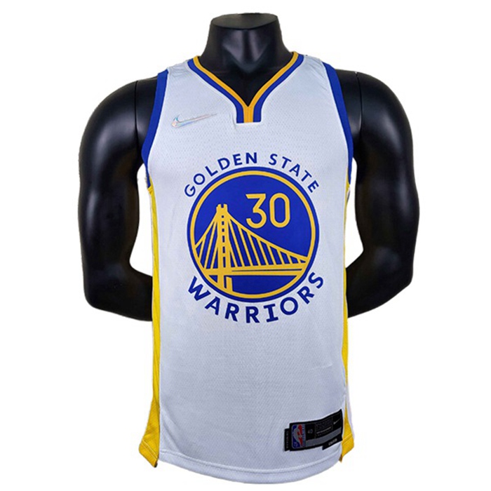 Maglia Golden State Warriors (CURRY #30) Bianco