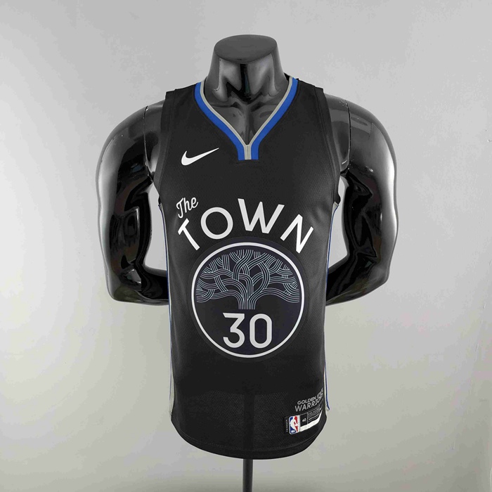 Maglia Golden State Warriors (CURRY #30) 2020 Nero City Edition
