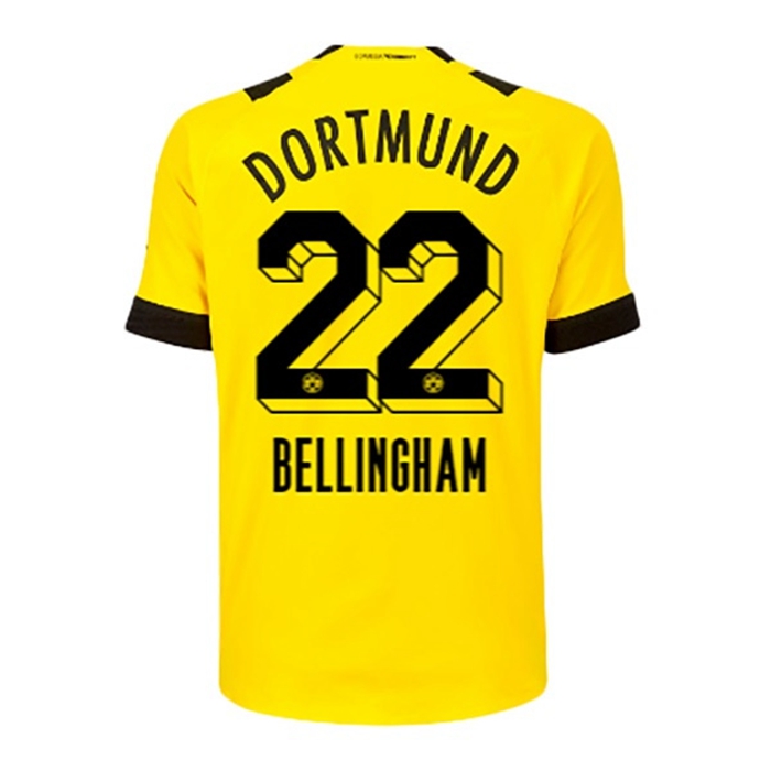 Maglie Calcio Dortmund BVB (BELLINGHAM #22) 2022/23 Prima