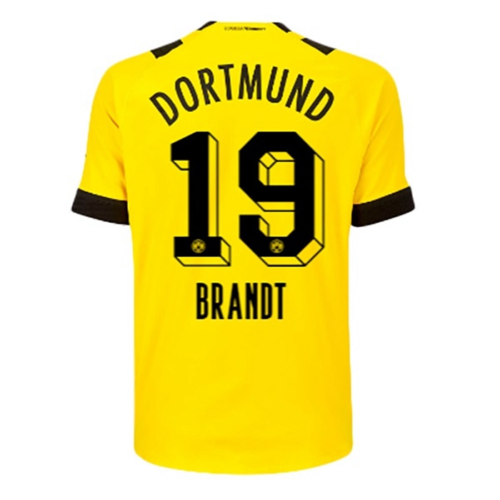 Maglie Calcio Dortmund BVB (BRANDT #19) 2022/23 Prima