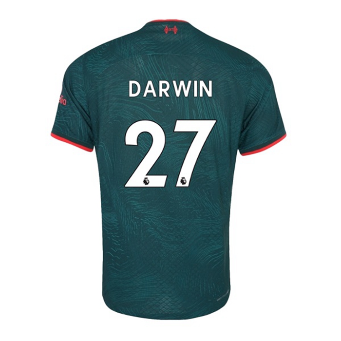 Maglie Calcio Liverpool (DARWIN #27) 2022/2023 Terza
