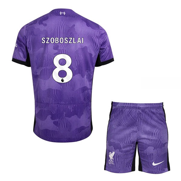 Sito Maglie Calcio Liverpool (SZOBOSZLAI #8) Bambino 2023/2024 Terza