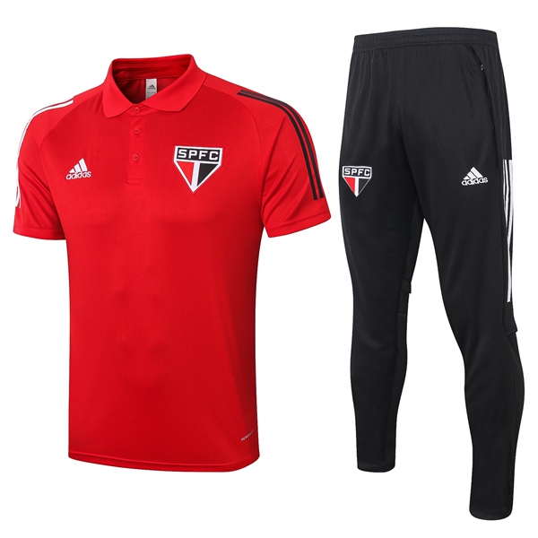 Nuove Kit Maglia Polo Sao Paulo FC + Pantaloni Rosso 2020/2021