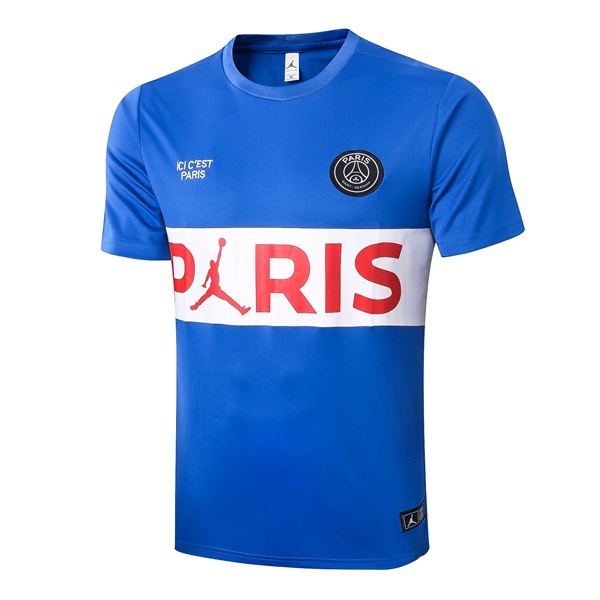 Nuova T Shirt Allenamento Paris PSG Blu Bianca 2020/2021