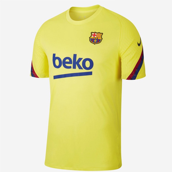 Nuove T Shirt Allenamento FC Barcellona Giallo 2020/2021