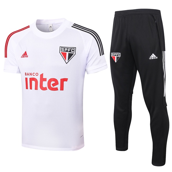 Nuove Kit Maglia Allenamento Sao Paulo FC + Pantaloni Bianca 2020/2021