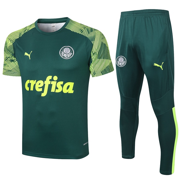 Nuova Kit Maglia Allenamento Palmeiras + Pantaloni Verde 2020/2021