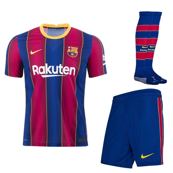 Nuova Prima Maglia FC Barcellona (Pantaloncini+Calzettoni) Kit 2020/21