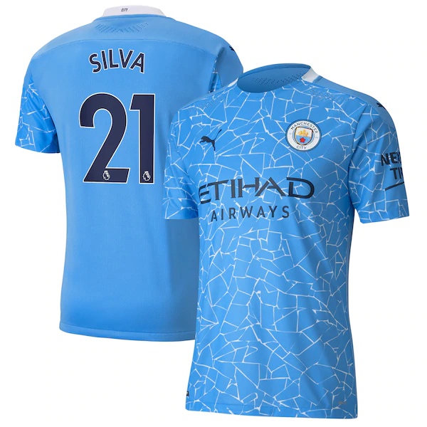 Nuova Prima Maglia Manchester City (Silva 21) 2020/2021