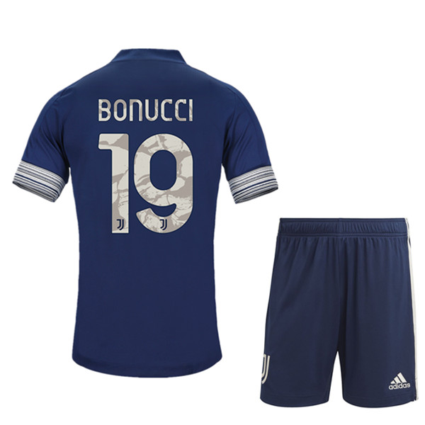 Nuova Seconda Maglia Juventus (BONUCCI 19) Bambino 2020/2021