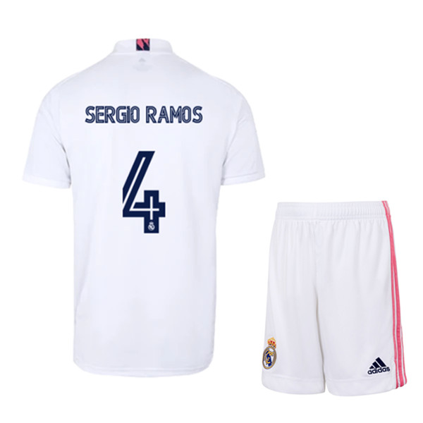 Nuova Prima Maglia Real Madrid (SERGIO RAMOS 4) Bambino 2020/2021