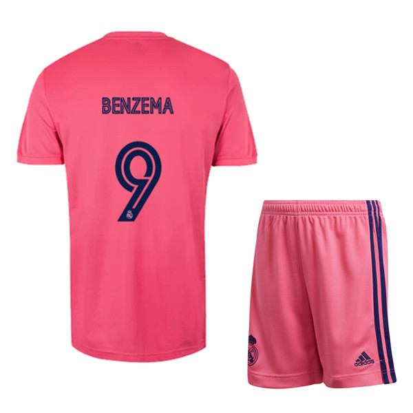Nuova Seconda Maglia Real Madrid (BENZEMA 9) Bambino 2020/2021