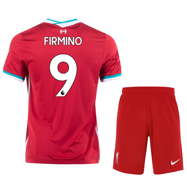 Nuova Prima Maglia FC Liverpool (FIRMINO 9) Bambino 2020/2021