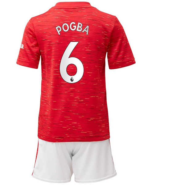 Nuova Prima Maglia Manchester United (Pogba 6) Bambino 2020/2021