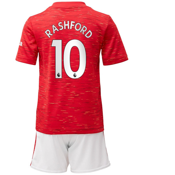 Nuova Prima Maglia Manchester United (Rashford 10) Bambino 2020/2021