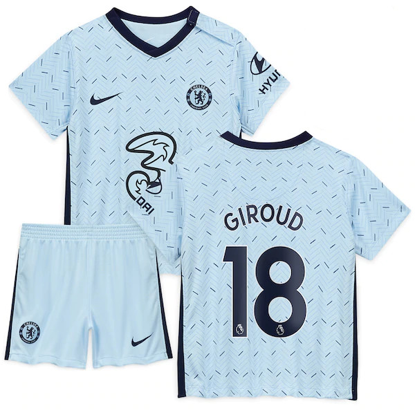 Nuova Seconda Maglia FC Chelsea (Giroud 18) Bambino 2020/2021