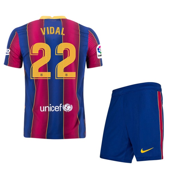 Nuova Prima Maglia FC Barcellona (VIDAL 22) Bambino 2020/2021